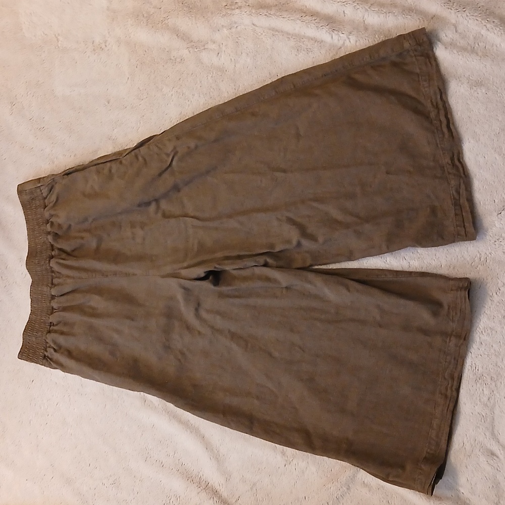 Anthropologie High Waisted Flowy Capri Pants - Picture 5 of 5
